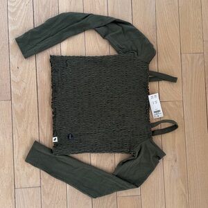 Abercrombie & Fitch Olive Green Kids Top